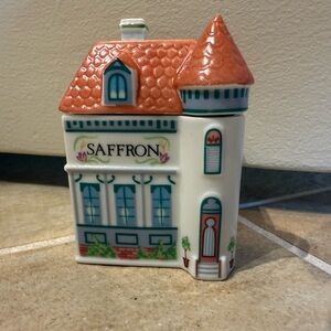 Lenox Fine Porcelain Spice Village Container 1989 vintage